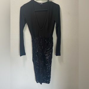 Call Out My Name Sequin Dress - Black